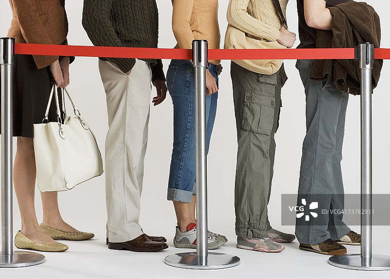 排队的人群图片素材