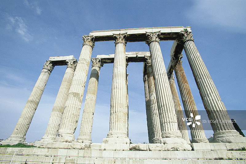 希腊雅典奥林匹亚宙斯神庙图片素材