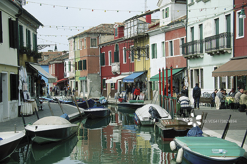 Burano,威尼斯,意大利图片素材