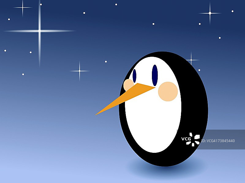 企鹅特写图片素材