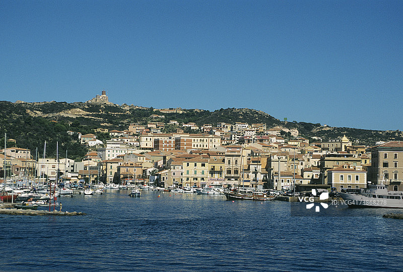 意大利撒丁岛马达莱纳岛风光图片素材