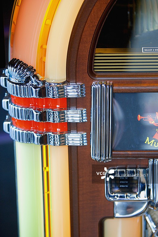 点唱机特写图片素材