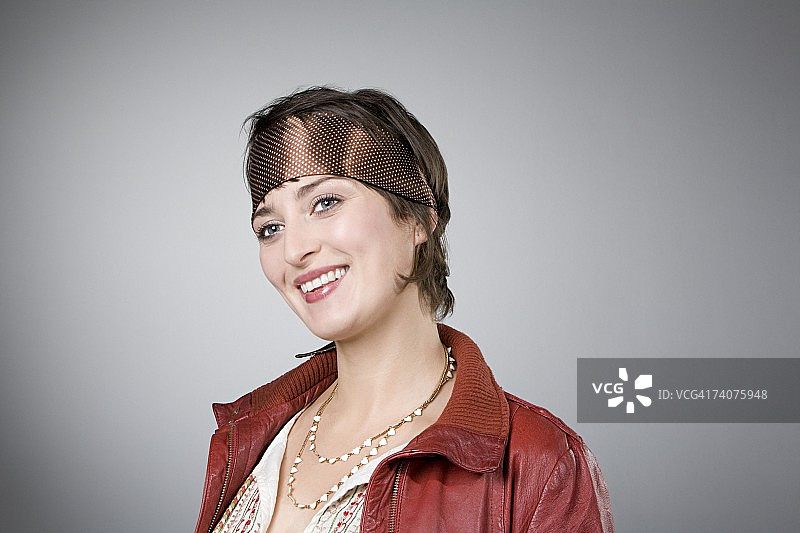 女人微笑图片素材