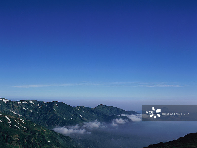 日本长野县白马山图片素材