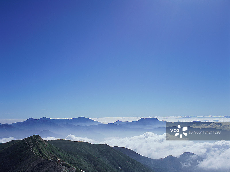 日本长野县白马山图片素材