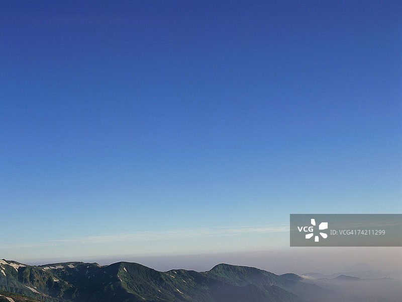 日本长野县白马山图片素材