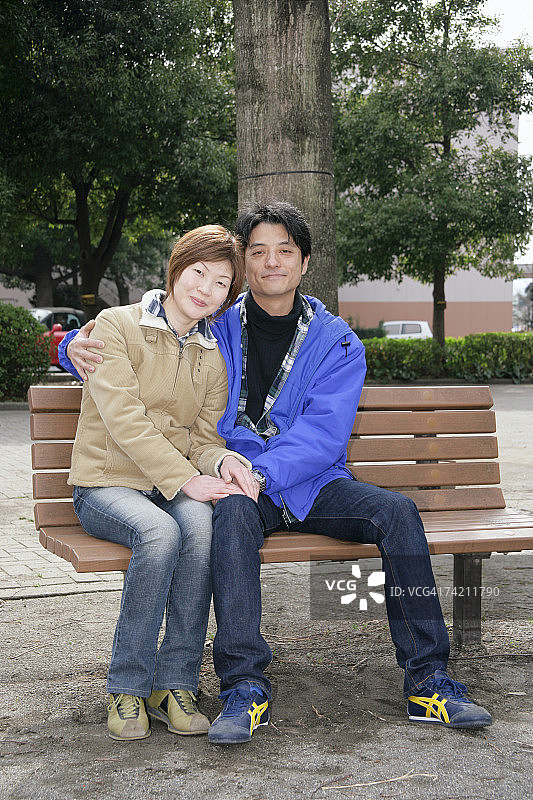 中年夫妇画像图片素材