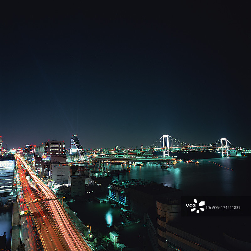 东京夜景图片素材