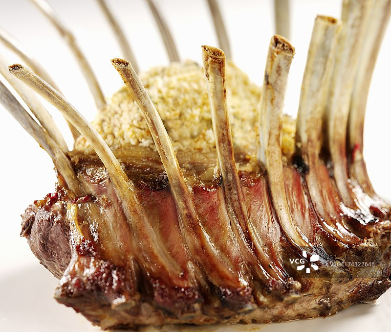 酿羊肉皇冠烤肉图片素材