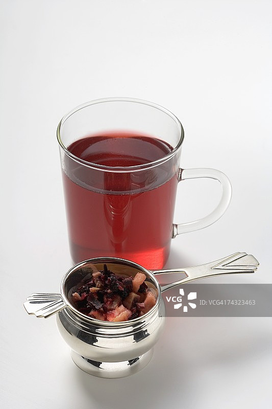 一杯水果茶图片素材