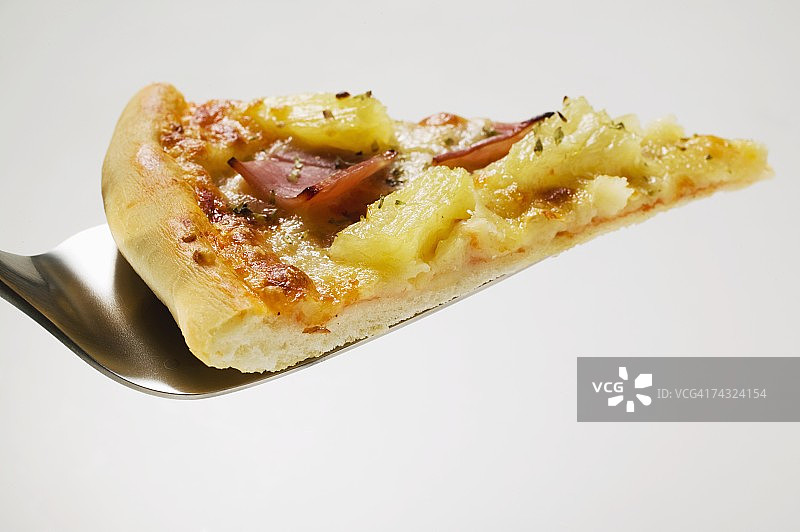 夏威夷披萨切片图片素材