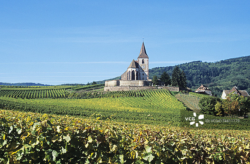 法国阿尔萨斯地区温阿维尔图片素材