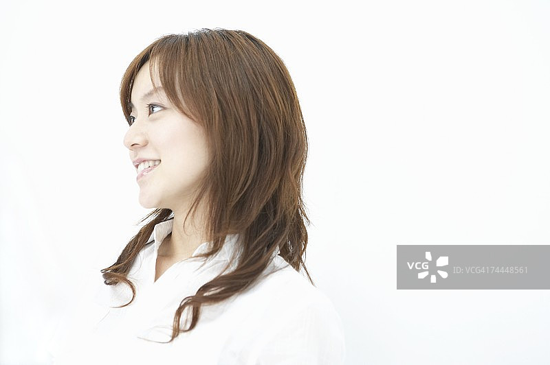 微笑的日本女人图片素材