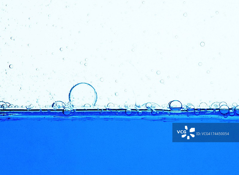 蓝色光环油图片素材