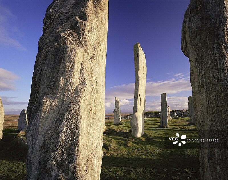 苏格兰卡拉尼什立石图片素材