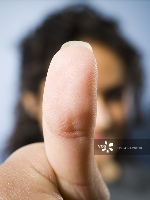 拇指特写图片素材