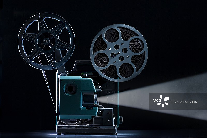 电影放映机侧面图片素材