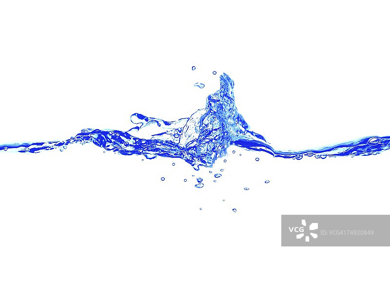 波纹水面（数字合成）图片素材