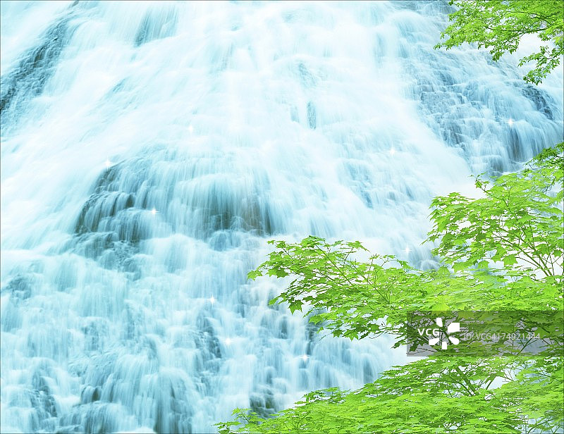 流水景观图片素材