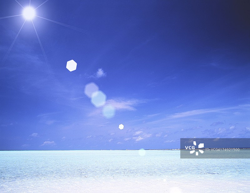 海景和阳光图片素材