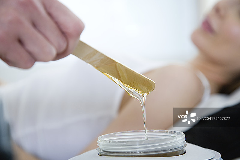 热蜡护理图片素材