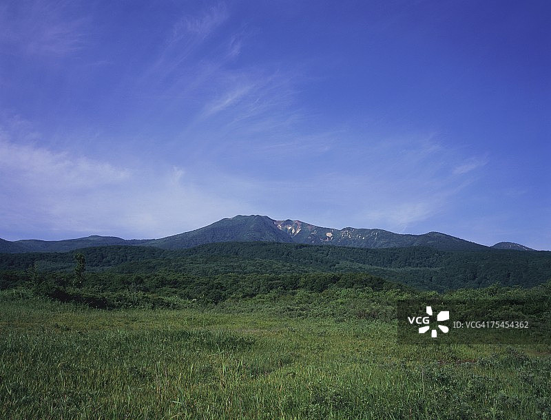 日本青森县的八甲田山图片素材