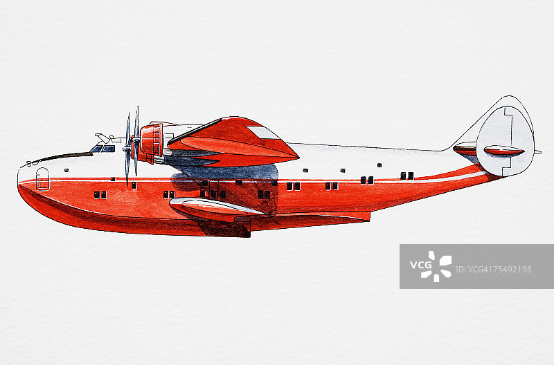 PBY卡特琳娜水上飞机图片素材