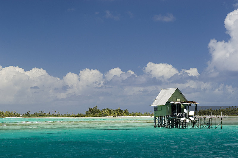 图阿穆图群岛提克豪岛风光，法属波利尼西亚，太平洋岛屿图片素材
