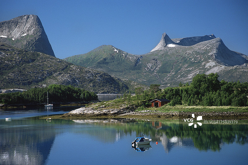挪威埃夫峡湾图片素材