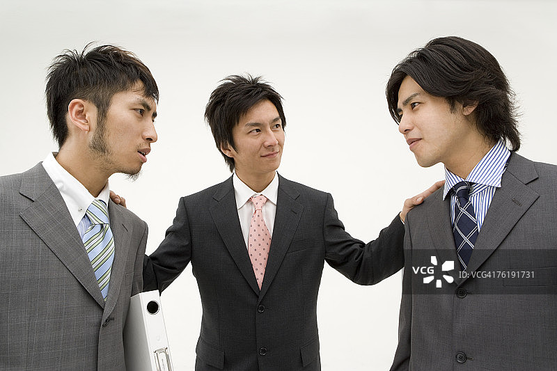 争吵的商人图片素材