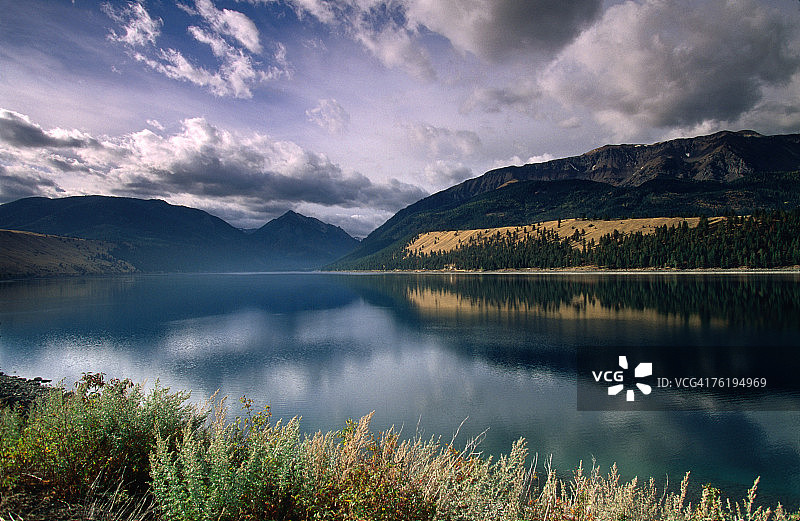 瓦洛瓦湖，约瑟夫，俄勒冈州，美利坚合众国，北美洲图片素材