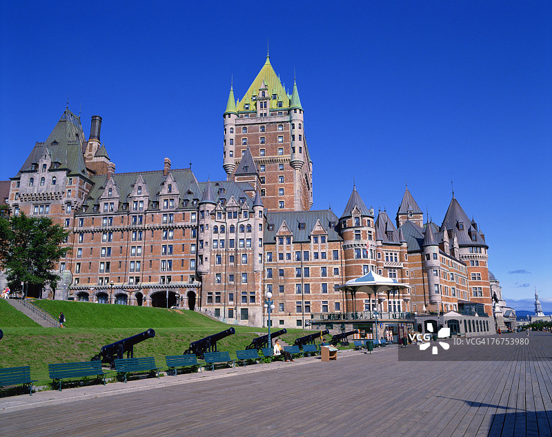 加拿大魁北克市芳堤娜城堡图片素材