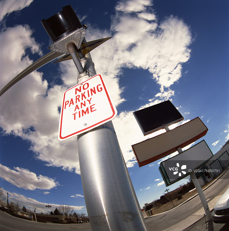 禁止长时间停车标志图片素材