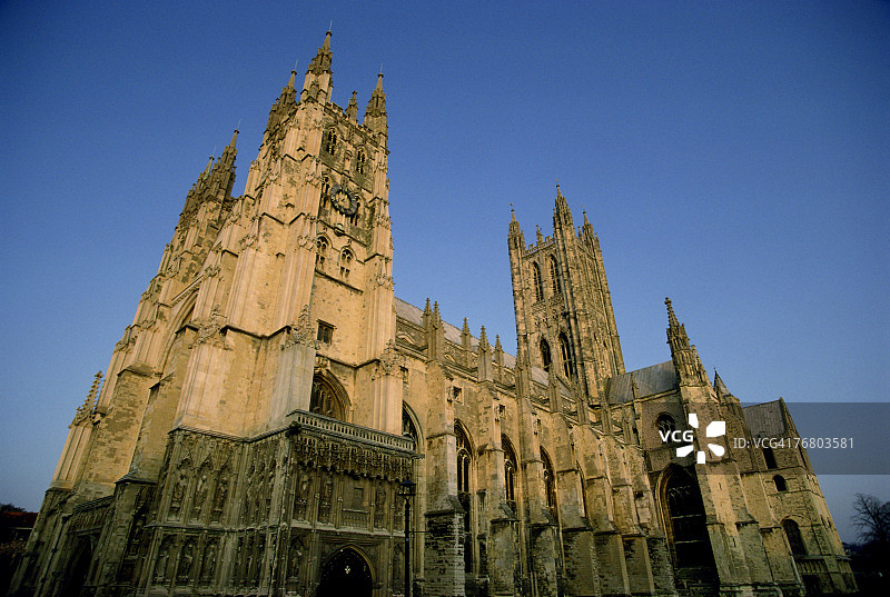 英国肯特郡坎特伯雷大教堂图片素材