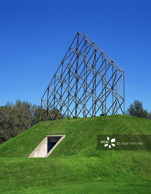 圣莫里斯锻造厂国家历史遗址，三河城，莫里斯-布瓦弗朗，魁北克，加拿大图片素材