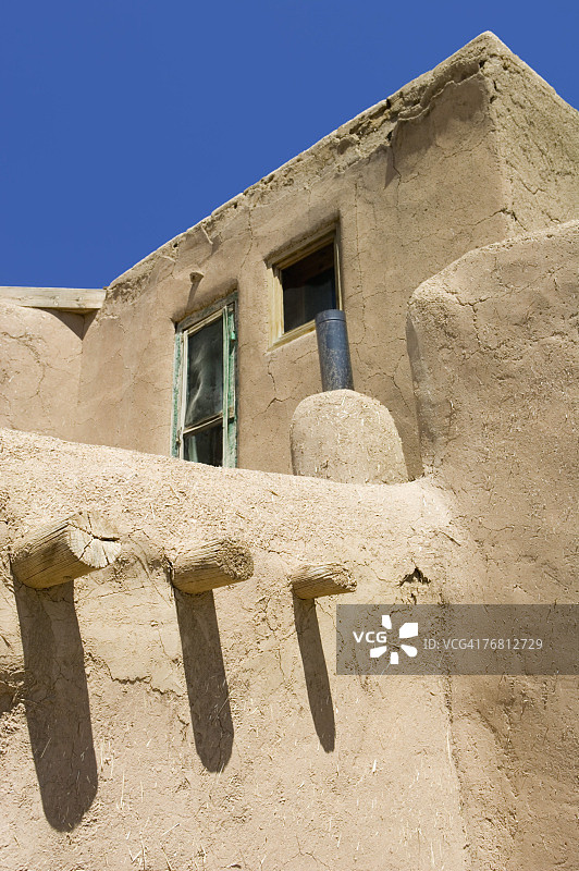 陶斯普韦布洛，陶斯，新墨西哥州，美国图片素材