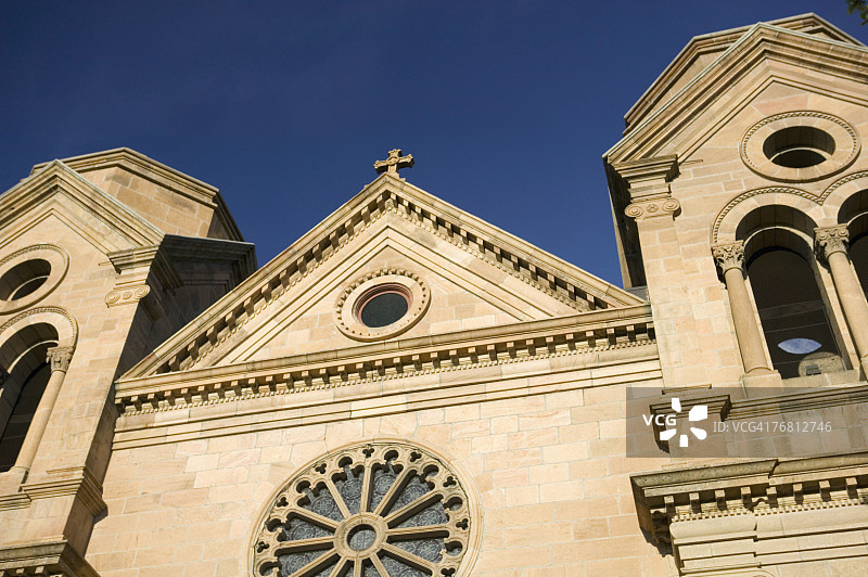 美国新墨西哥州圣达菲圣方济各大教堂图片素材