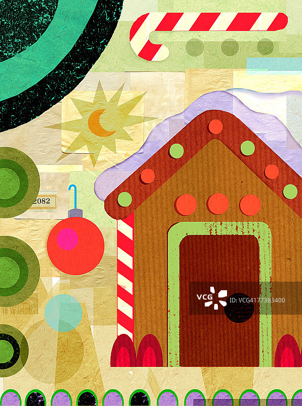 姜饼屋图片素材