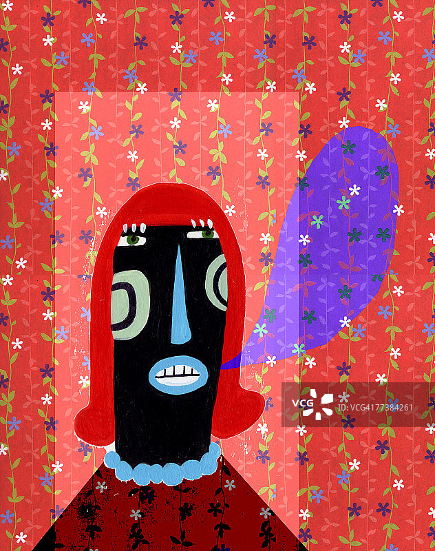 不满的女人图片素材