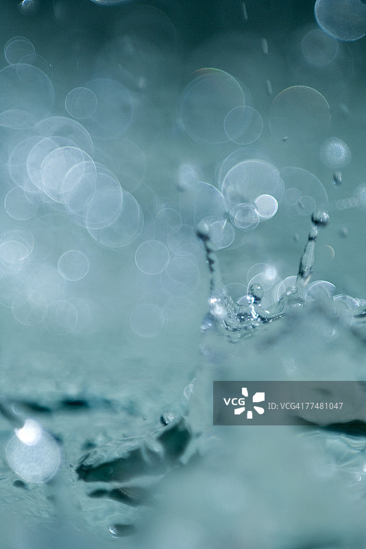 水花飞溅特写图片素材