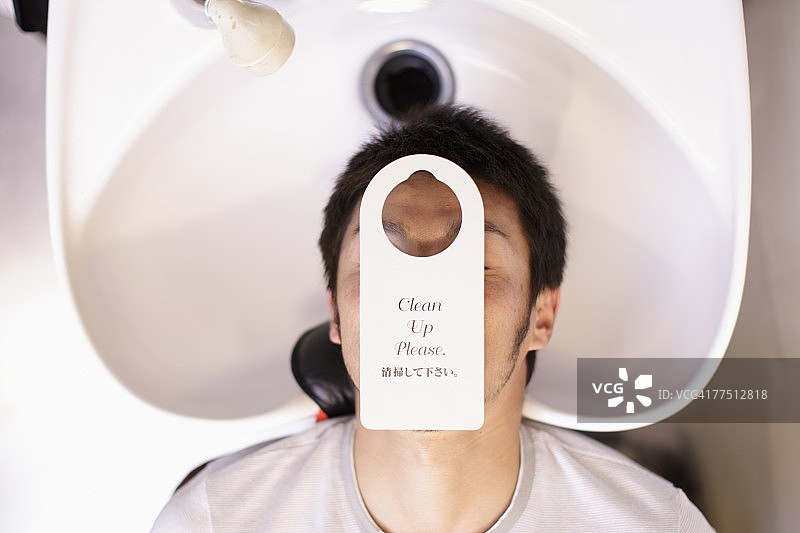 理发店里的男人图片素材