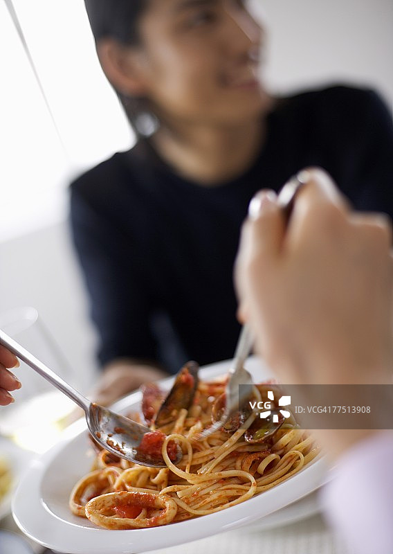 海鲜意大利面图片素材