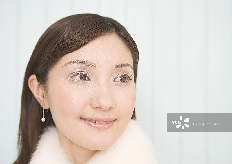 女人微笑图片素材