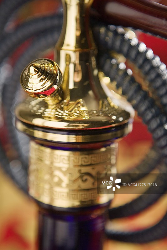 水烟管特写，阿拉伯联合酋长国迪拜图片素材