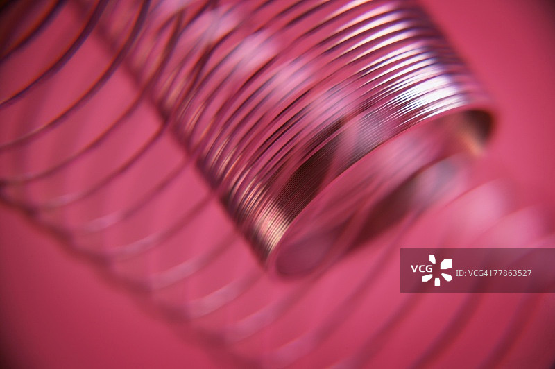 金属弹簧特写图片素材