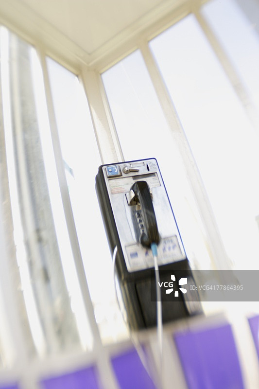 电话亭内部场景图片素材