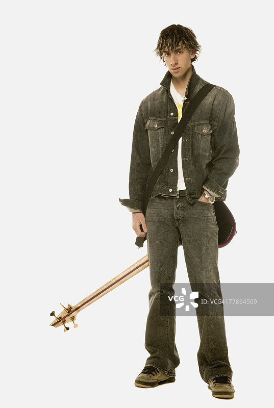 贝斯手肖像图片素材