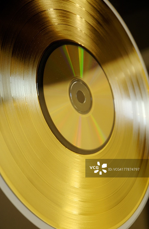 金唱片图片素材
