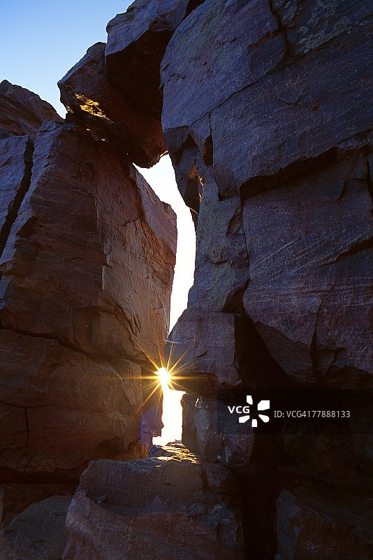 魔鬼湖州立公园魔鬼之门图片素材