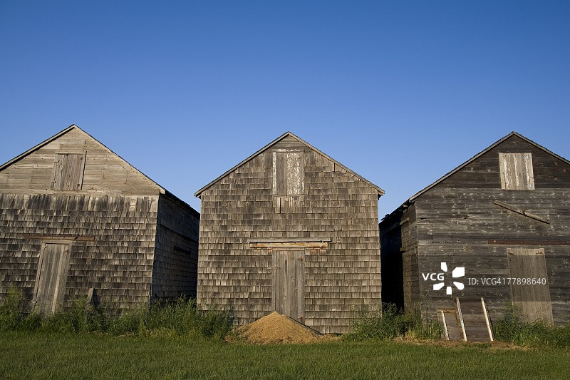 旧草原农场建筑图片素材
